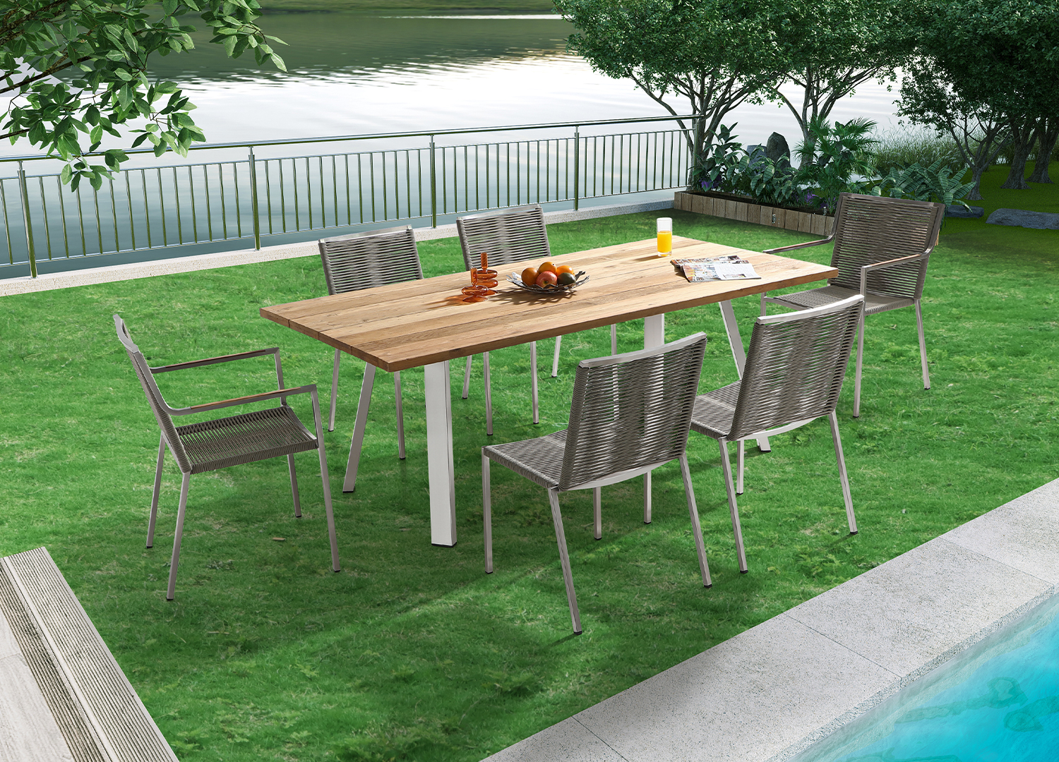 Rhea Outdoor Dining Table
