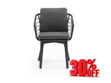 Kassey Outdoor Dining Armchair (Open Box)