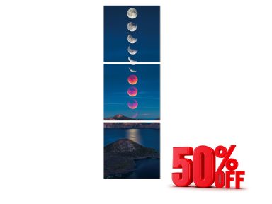Eclipse - 3 piece painting (Open Box)