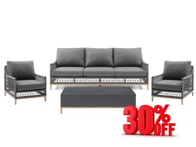 Karen 4-Piece Outdoor Collection (Open Box)