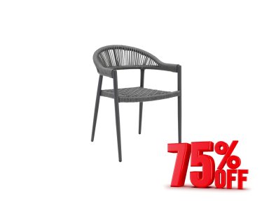 Leyla Outdoor Dining Armchair (Sold As Is)