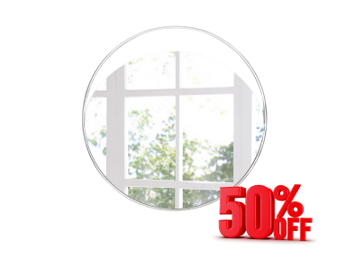 Ariel Round Mirror (Open Box)