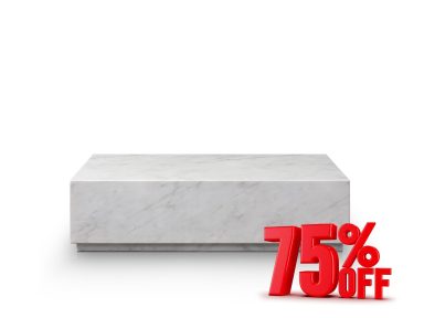 Iris Rectangle Coffee Table (Sold As Is)